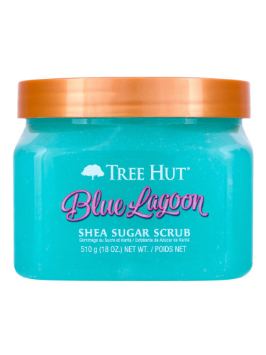 TREE HUT Blue Lagoon Shea Sugar Scrub Ексфолиант за тяло дамски 510gr