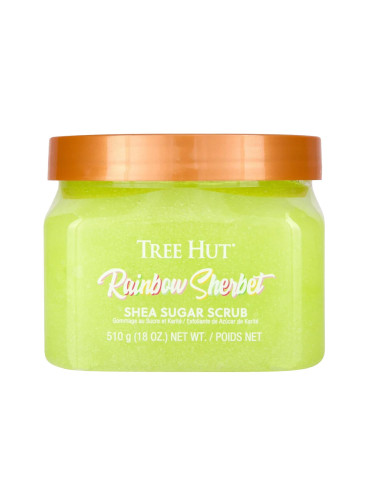 TREE HUT Shea Sugar Scrub Rainbow Sherbet Ексфолиант за тяло дамски 510gr