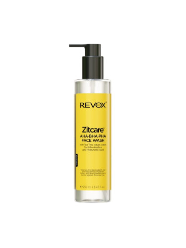 REVOX B77 Zitcare Aha.Bha.Pha. Face Wash Почистващ гел унисекс 250ml