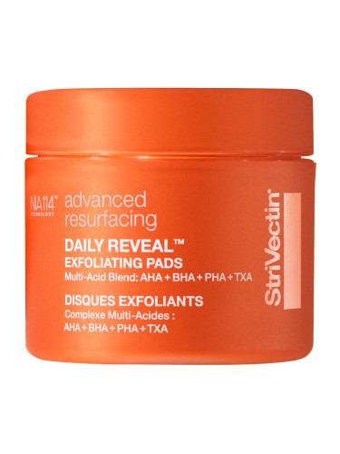 StriVectin DAILY REVEAL™ EXFOLIATING PADS Ексфолиант за лице унисекс 60pcs