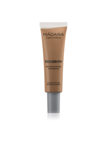 MÁDARA Skinonym Semi-Matte Peptide дълготраен фон дьо тен с пептиди цвят #75 Auburn 30 мл.