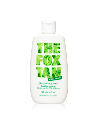 The Fox Tan Fragrance Free Elixir крем за тяло за ускоряване на тена 120 мл.