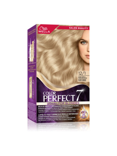 Wella Color Perfect Intense боя за коса цвят 12/1 Ultra Light Ash Blonde 1 бр.