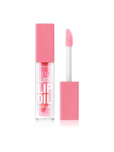 Rimmel Oh My Gloss! Lip Oil масло от нар с хидратиращ ефект цвят 001 Pink Flush 4,5 мл.