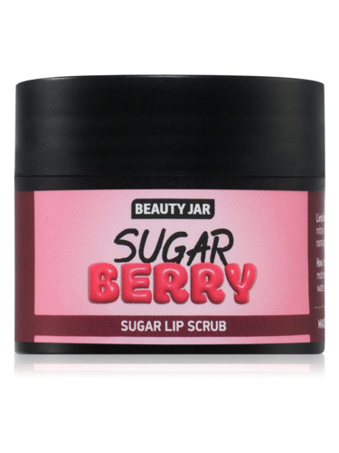 Beauty Jar Berry Sugar пилинг за устни с какаово масло и витамин E 15 мл.