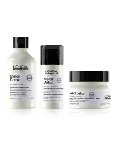 L’Oréal Professionnel Serie Expert Metal Detox изгодна опаковка за боядисана и увредена коса