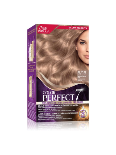 Wella Color Perfect Intense боя за коса цвят 8/18 Glow Light Pearl Blond 1 бр.