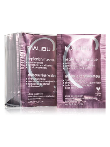 Malibu C Replenish Masque възстановяваща маска За коса 12x12 мл.