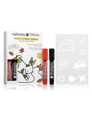 Nailmatic Temporary Tattoo Felt Pen комплект за деца 3 y+ The Rabbit 10 бр.