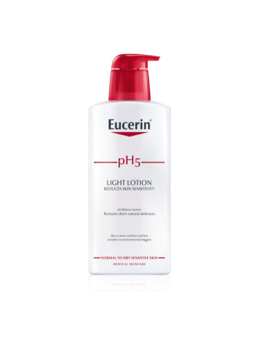 Eucerin pH5 лек лосион за тяло за суха и чувствителна кожа 400 мл.