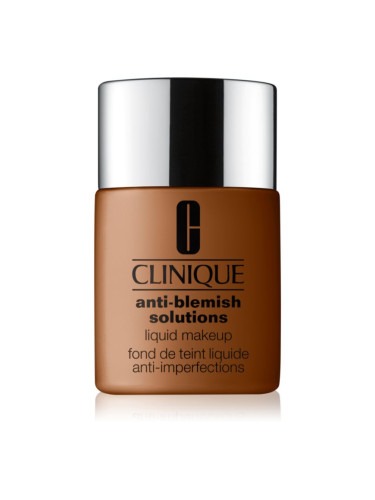 Clinique Anti-Blemish Solutions™ Liquid Makeup фон дьо тен за мазна кожа склонна към акне цвят WN 122 CLOVE 30 мл.