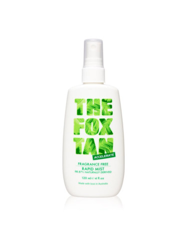 The Fox Tan Fragrance Free Mist спрей за тяло за ускоряване на тена 120 мл.