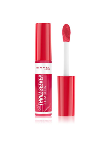 Rimmel Thrill Seeker Glassy Gloss блясък за устни за по-голям обем цвят 350 Pink to the Berry 10 мл.