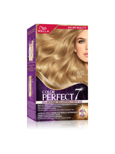 Wella Color Perfect Intense боя за коса цвят 8/0 Light Blonde 1 бр.