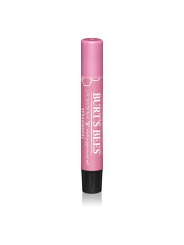 Burt’s Bees Lip Shimmer блясък за устни цвят Strawberry 2.6 гр.