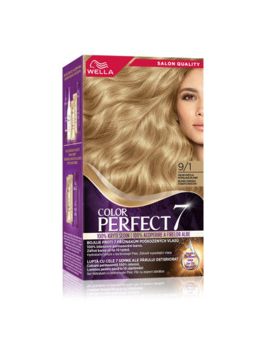 Wella Color Perfect Intense боя за коса цвят 9/1 Very Light Ash Blond 1 бр.