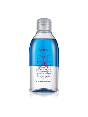 flormar Eye Makeup Remover двуфазов продукт за почистване на грим 125 мл.