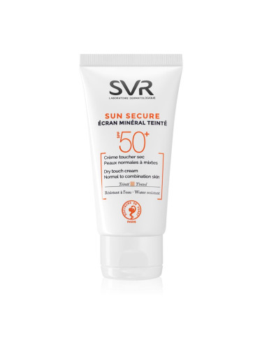 SVR Sun Secure минерален тониращ крем за нормална към смесена кожа SPF 50+ 60 гр.