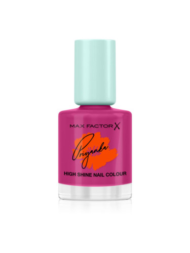 Max Factor x Priyanka Miracle Pure бързозасъхващ лак за нокти лимитирано издание цвят 310 Flourishing Lilac 12 мл.