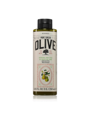Korres Pure Greek Olive & Honey Pear освежаващ душ гел 250 мл.