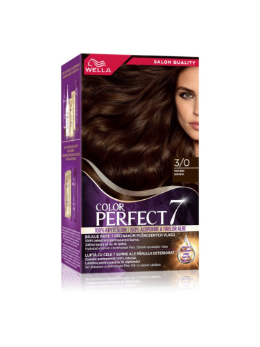 Wella Color Perfect боя за коса цвят 3/0 Dark Brown 1 бр.