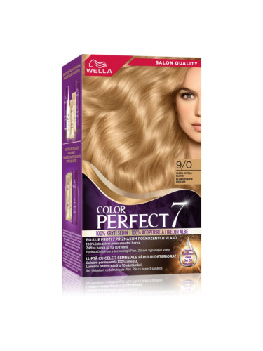 Wella Color Perfect Intense боя за коса цвят 9/0 Extra Light Blonde 1 бр.