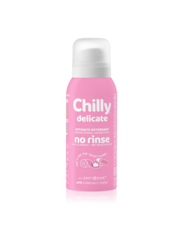 Chilly Delicate No Rinse нежна почистваща пяна за интимна хигиена 100 мл.