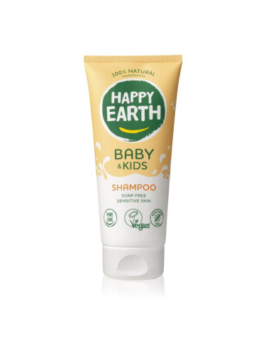 Happy Earth 100% Natural Natural Shampoo for Baby & Kids изключително нежен шампоан 200 мл.