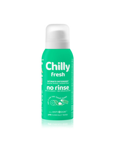 Chilly Fresh No Rinse освежаваща почистваща пяна за интимна хигиена 100 мл.