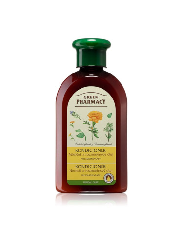 Green Pharmacy Calendula Hair Balm балсам-грижа за коса за нормална към омазняваща се коса 300 мл.