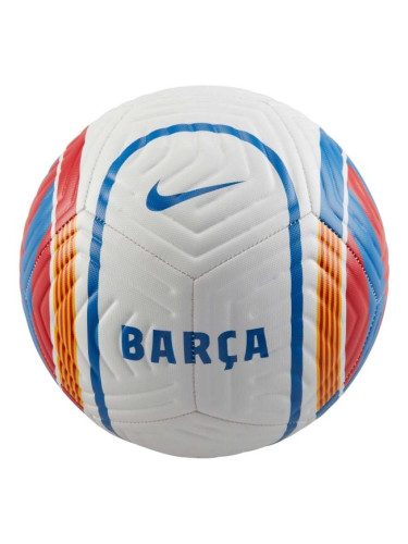 Nike FC BARCELONA ACADEMY Футболна топка, бяло, размер