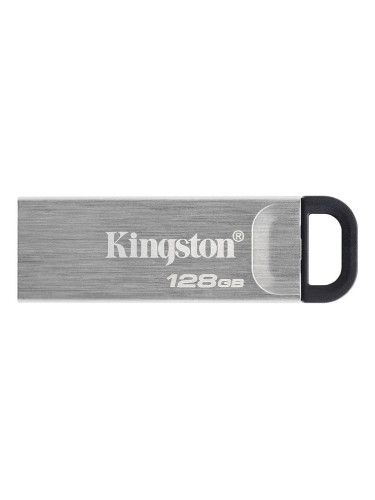 Памет 128GB USB Flash Drive, Kingston Kyson DTKN/128GB, USB 3.2 Gen 1, сребриста