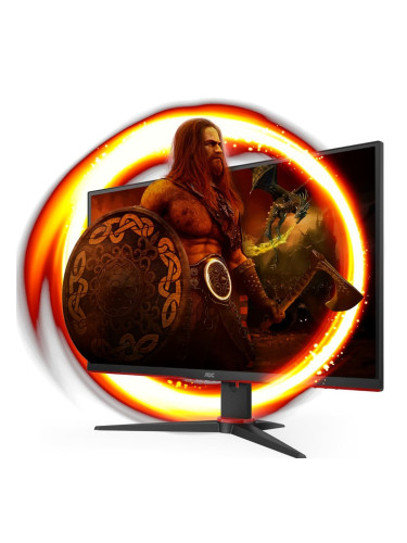 Монитор AOC 27G2SAE/BK, 27" (68.58 cm) VA панел, 165Hz, Full HD, 1ms, 350cd/m2, DisplayPort, HDMI, VGA