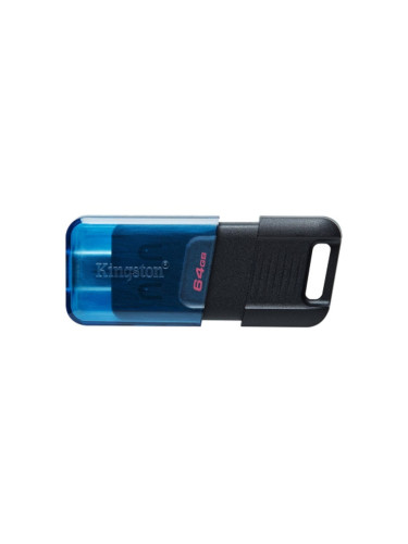 Памет 64GB USB Flash Drive, Kingston DataTraveler DT80M/64GB, USB-C, черна