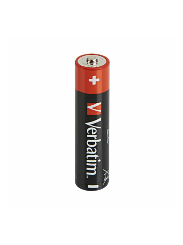 Батерии алкални Verbatim 49500, AAA, LR03, 1.5V, 4бр.