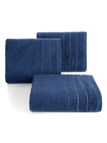 Eurofirany Unisex's Towel 427745 Navy Blue