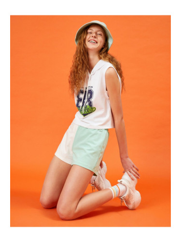 Koton Color Block Shorts Cotton