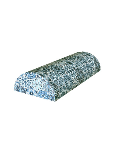 Bertoni Home Unisex's Half Roll Pillow Malaga Navy Blue