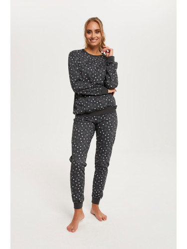 Women's pajamas Andromeda, long sleeves, long trousers - print