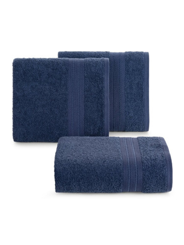 Eurofirany Unisex's Towel 424195 Navy Blue