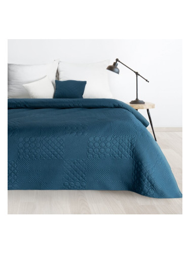 Eurofirany Unisex's Bedspread 404730 Navy Blue