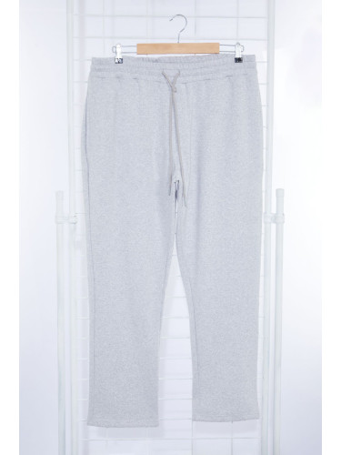 Trendyol Gray Regular Cut Basic Plus Size Sweatpants