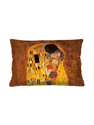 Bertoni Home Unisex's Rectangular Pillow Klimt Elegance Print Pocałunek