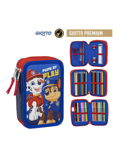 PENCIL CASE WITH ACCESSORIES GIOTTO PAW PATROL