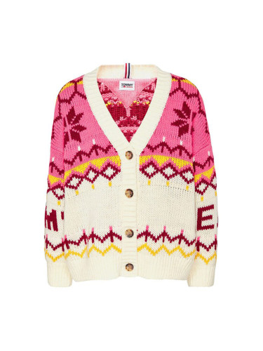 Tommy Jeans Sweater - TJW FAIRISLE CARDIGAN colourful