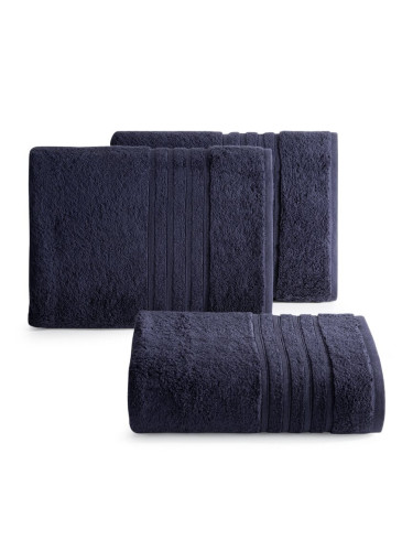 Eurofirany Unisex's Towel 424654 Navy Blue