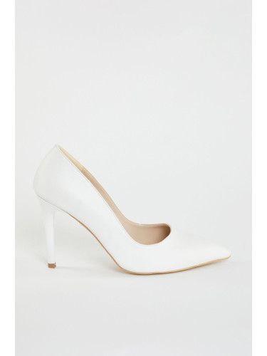 Trendyol White Stiletto Women's Heeled Shoes