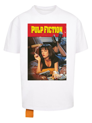 Men's T-shirt Pulp Fiction Poster Oversize white