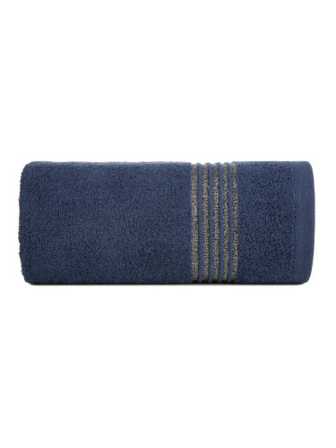 Eurofirany Unisex's Towel 452981 Navy Blue