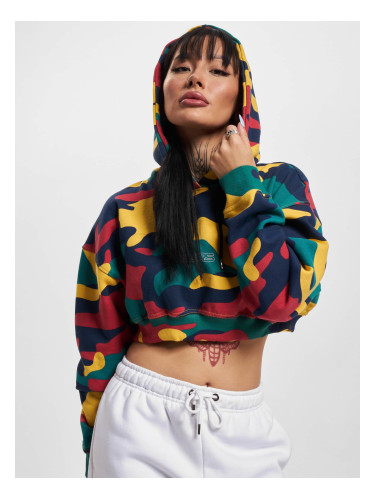 Women's crop sweatshirt HideMe Hoody colorful